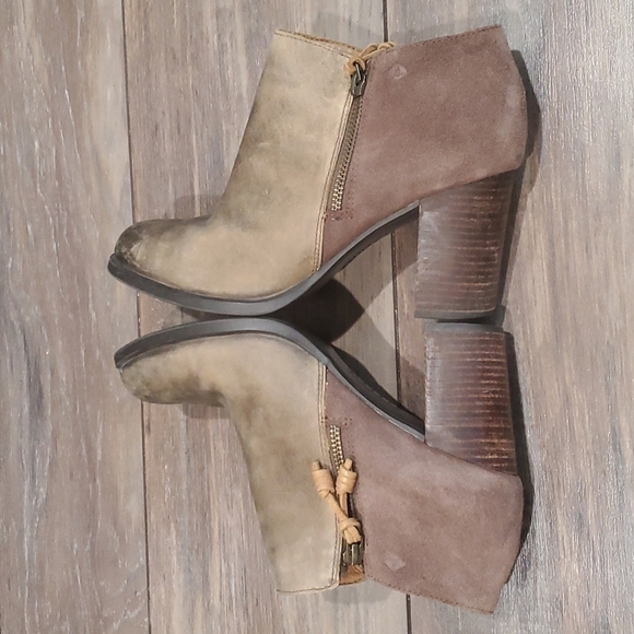 Sperry Top-Sider leather heel ankle shoes boots sz 9M - Picture 5 of 10